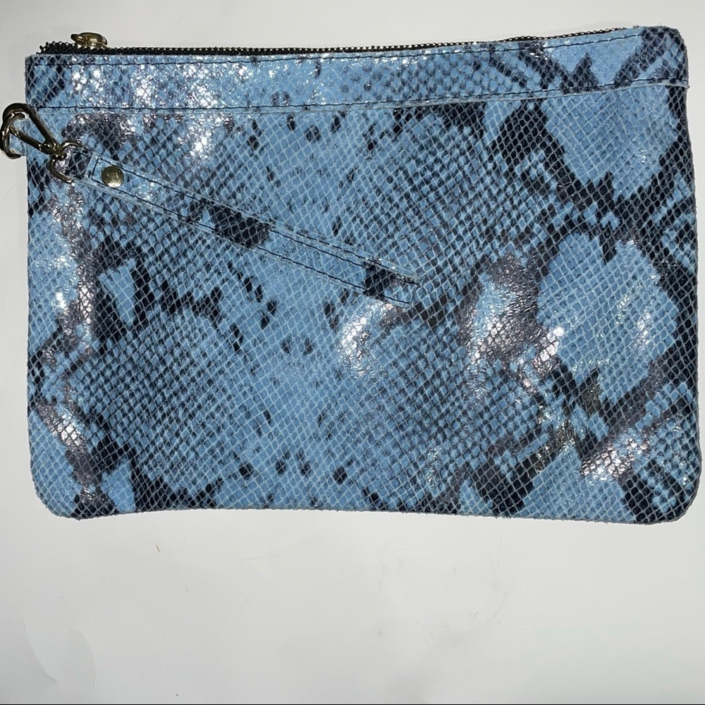 Laura Dimaggio Bags Python Pattern Clutch Wristle… - image 1